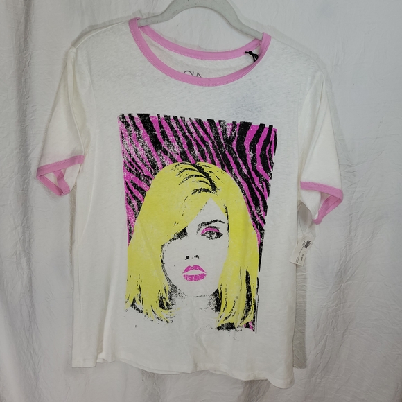 NWT Chaser Blondie Punk Poster Short Sleeve Tee- Size Medium - Picture 1 of 6